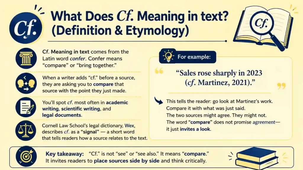 Cf. Meaning in text