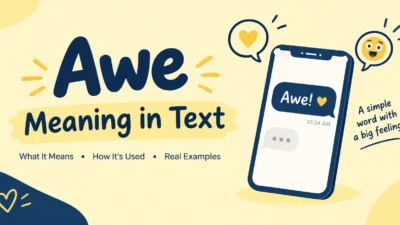 Awe Meaning in Text