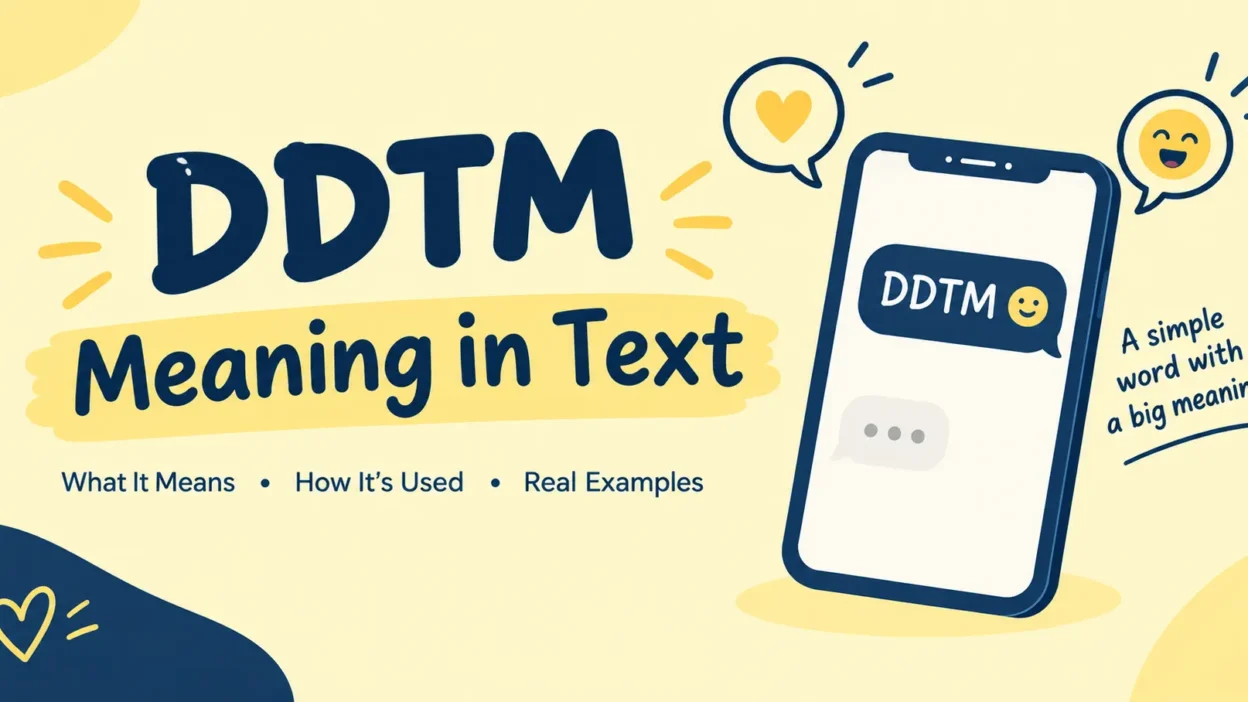 DDTM Meaning in Text