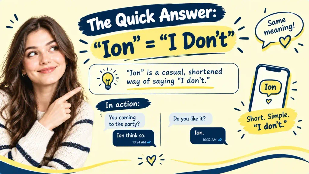 Ion Meaning in Text