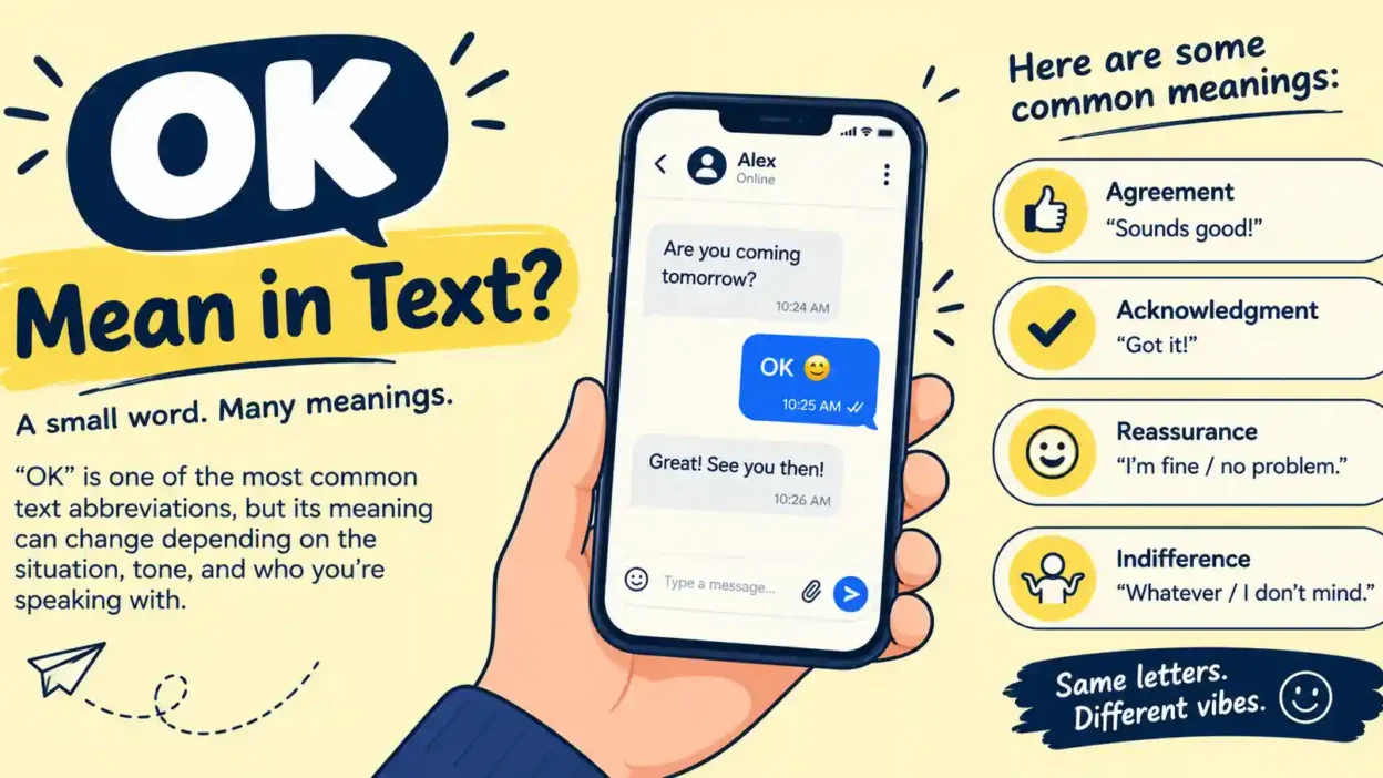 OK Mean in Text