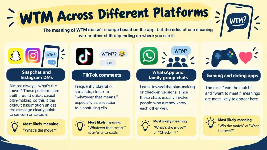 WTM Meaning in Text