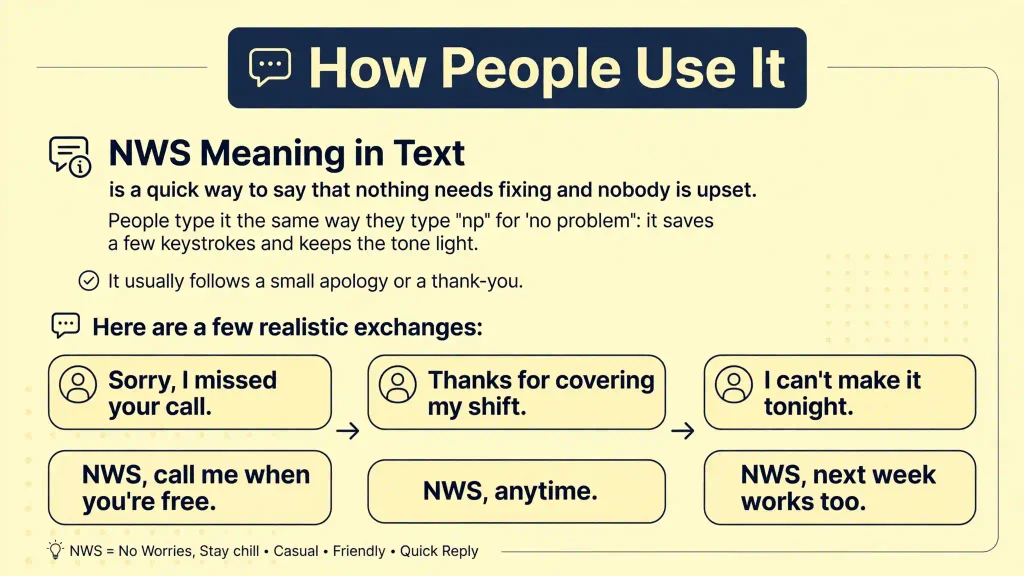 NWS Meaning in Text